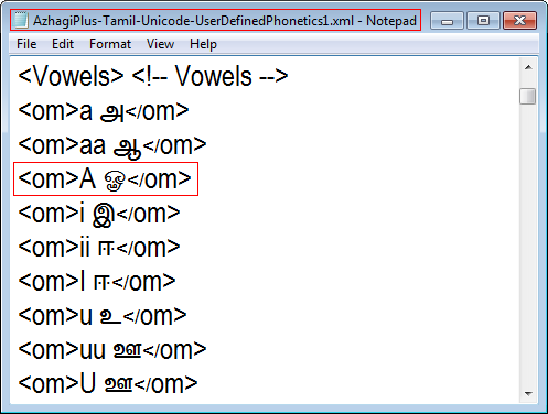 Creating XML text files is a very very very simple process in Azhagi+. It is nothing but just editing a text file in Notepad. That's all to it. So, if you have the real need, you can easily create XML text files within minutes and start availing them in Azhagi+.