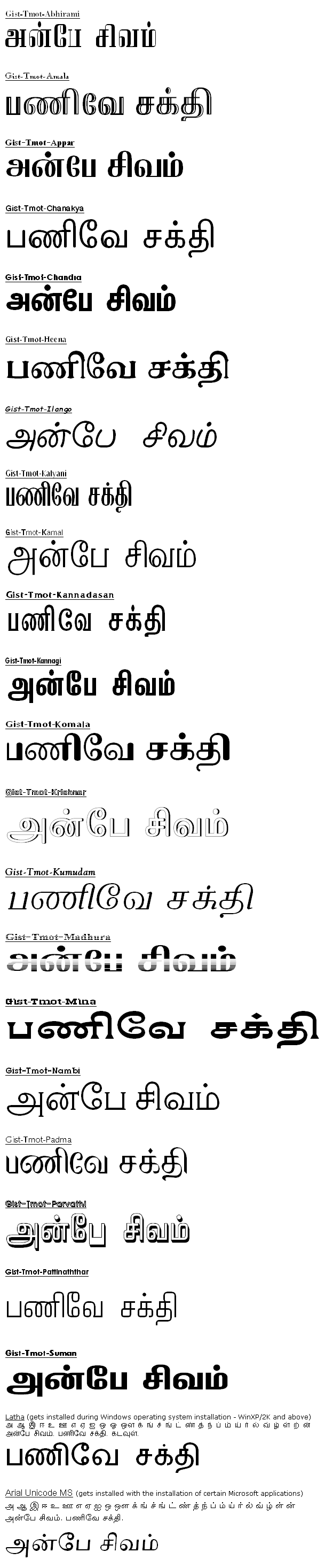 Bamini tamil font free download for ubuntu windows 7